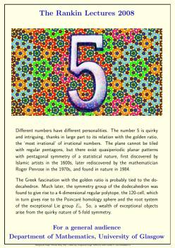 Poster of first lecture