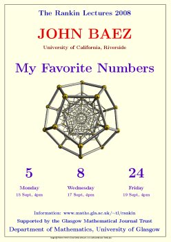 Poster of lecture series